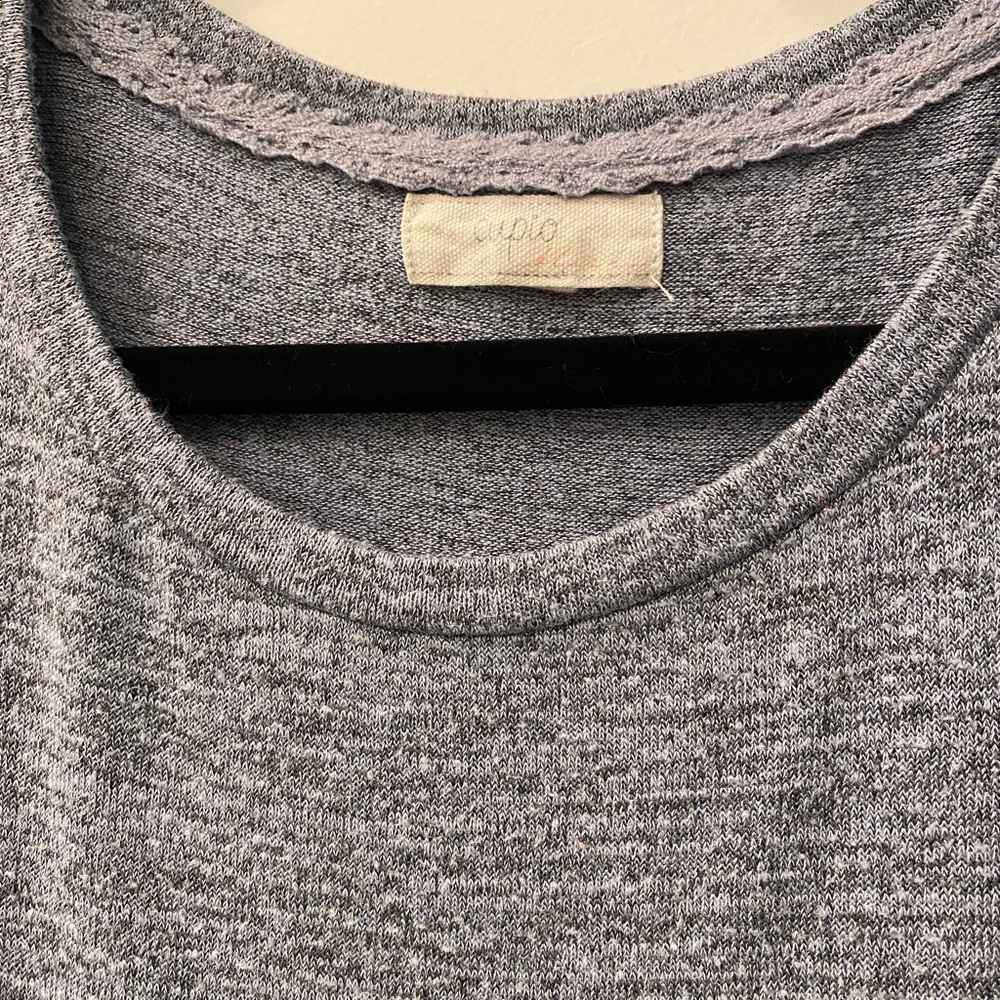 Cupid sleeveless knotted grey tunic. - Picture 5 of 6